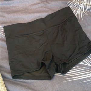 Black swim short bottoms